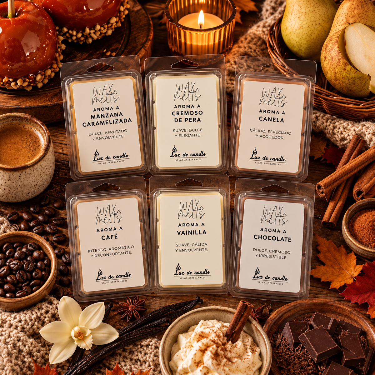 Colección Dulces de Otoño de Wax Melts