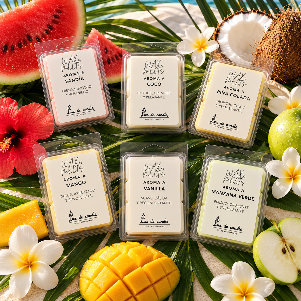 Colección Frutas Tropicales de Wax Melts