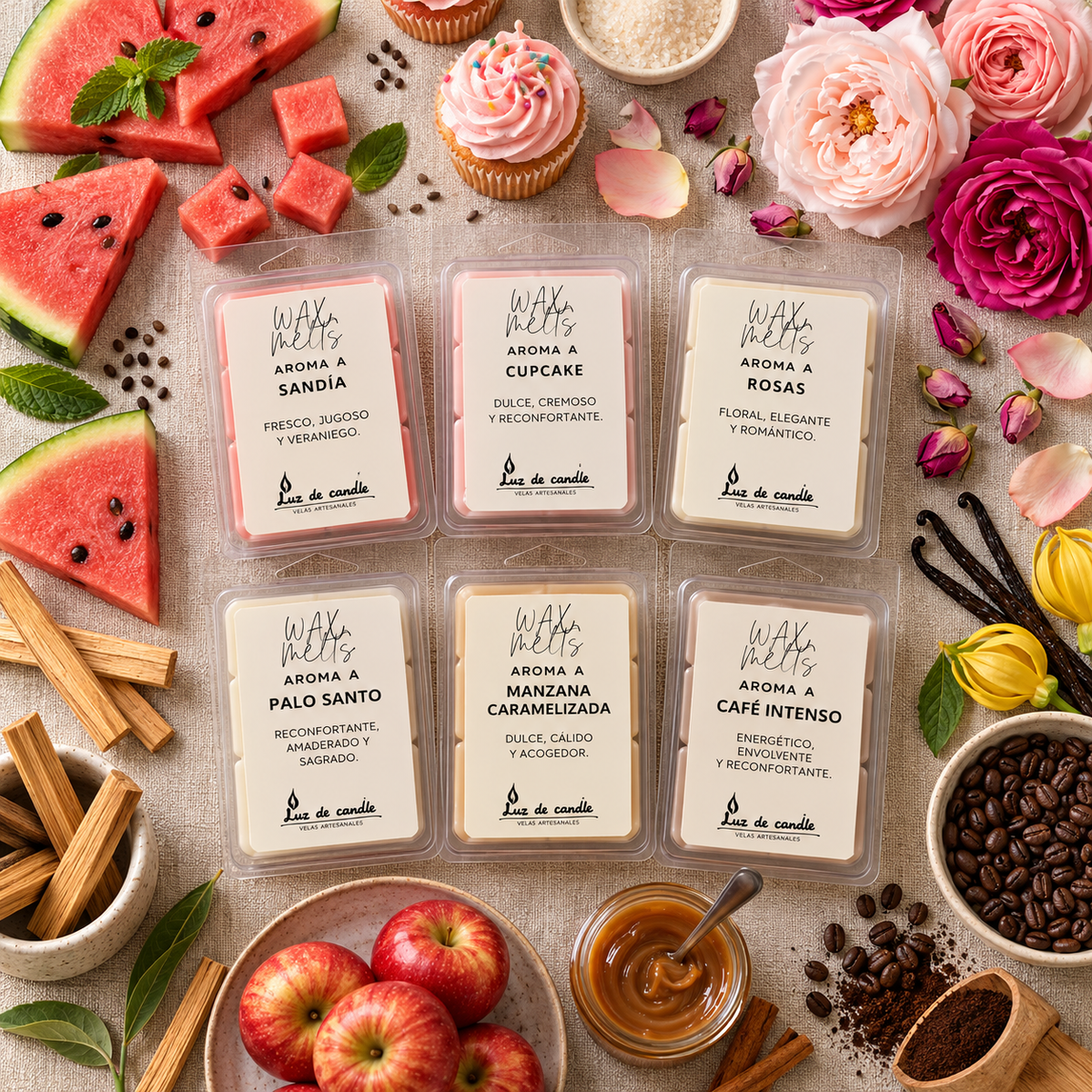 Colección Descubriendo Luz de Candle en Wax Melts