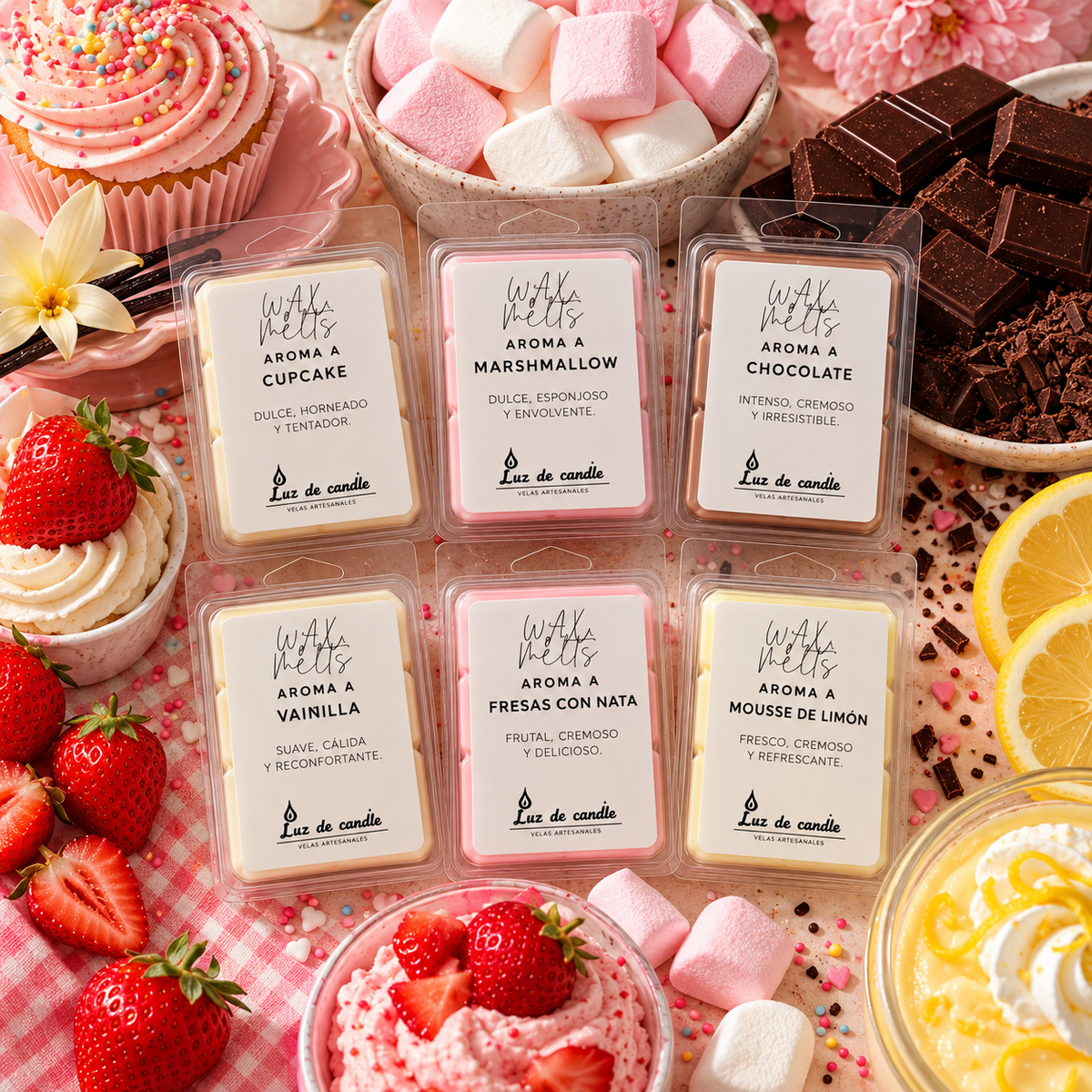 Colección Pastelería Deluxe de Wax Melts