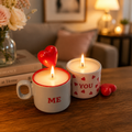 Pack Regalo YOU & ME – Velas artesanales aroma a rosa y vainilla
