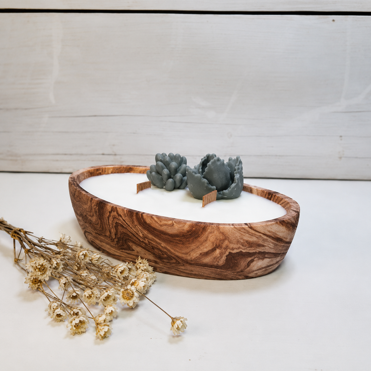 Vela artesanal de Cera de Soja y Aromas Naturales  | Luz de Candle  | Ovalada pequeña