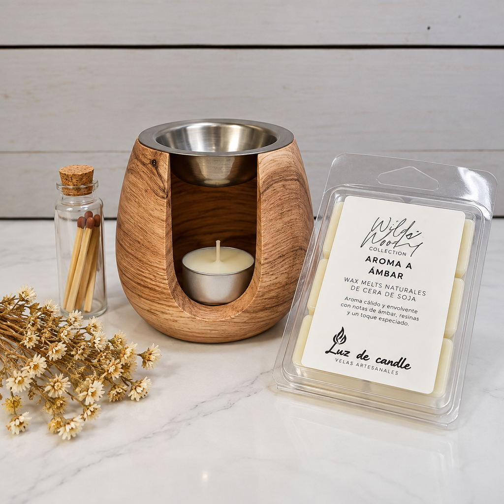 🤎 Pack Ritual · Quemador Terracota + Wax Melts