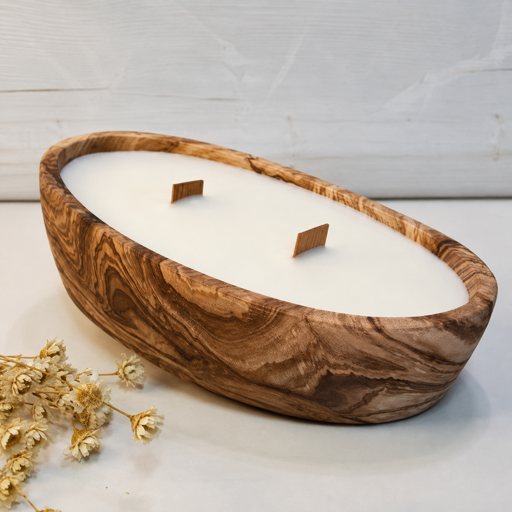 Vela artesanal de Cera de Soja y Aromas Naturales  | Luz de Candle  | Ovalada pequeña