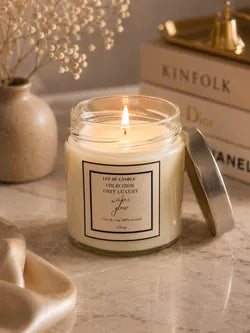 Amber Glow – Vela aromática de ámbar y vainilla