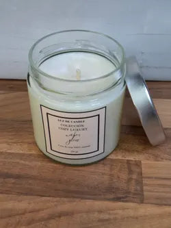 Amber Glow – Vela aromática de ámbar y vainilla