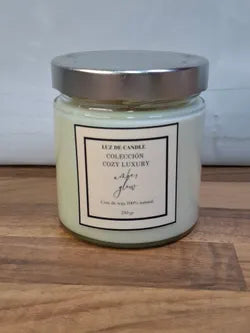 Amber Glow – Vela aromática de ámbar y vainilla