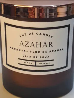 Azahar – Vela de soja natural con aroma a naranja y flor de azahar