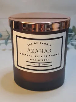 Azahar – Vela de soja natural con aroma a naranja y flor de azahar