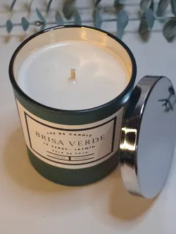 Brisa Verde – Vela de soja natural con aroma a té verde y jazmín