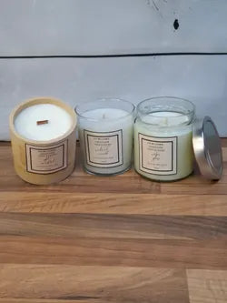 Pack de 3 Velas Artesanales de Soja 100% Natural