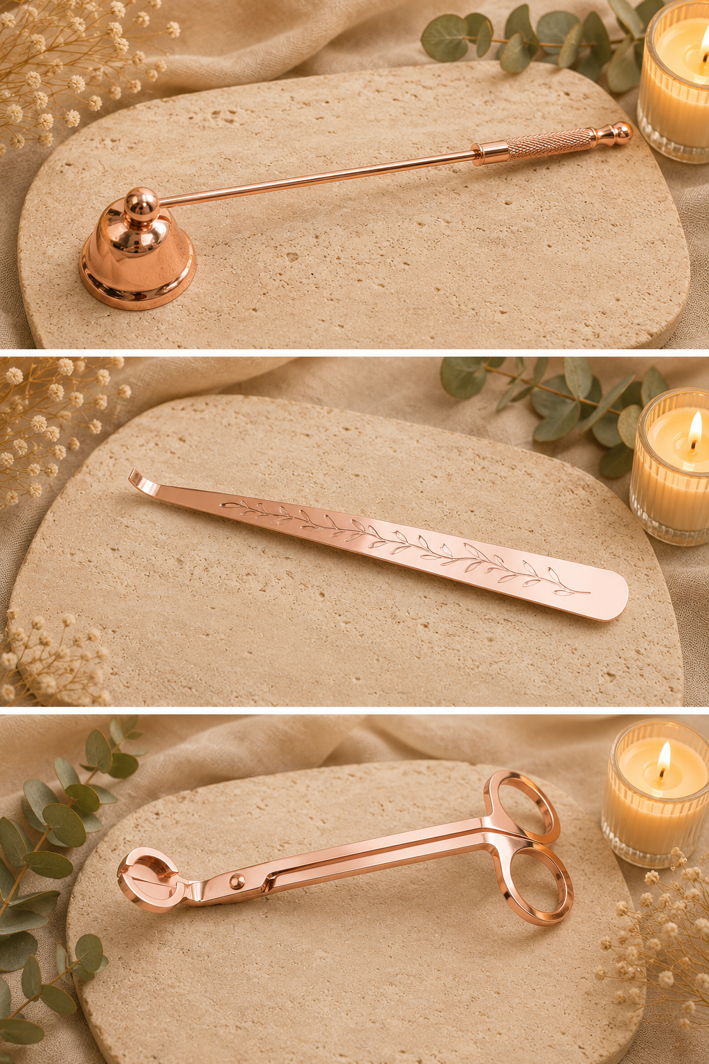 Set de accesorios para velas  | Cuidado de velas