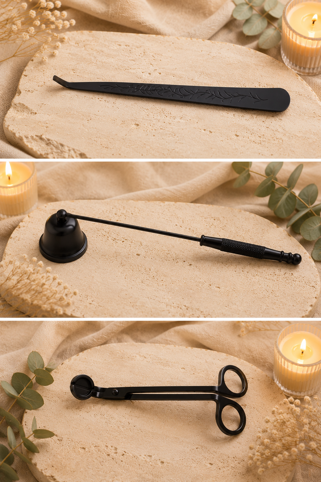 Set de accesorios para velas  | Cuidado de velas