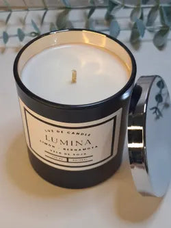 Lumina – Vela de soja natural con aroma de limón y bergamota
