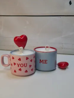 Pack Regalo YOU & ME – Velas artesanales aroma a rosa y vainilla