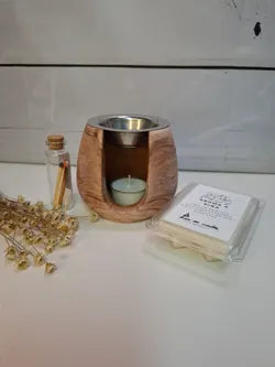 Quemador de Wax Melts artesanal en resina ecológica - Pack artesanal