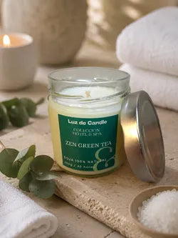 Zen Green Tea – Vela de té verde con cera de soja natural