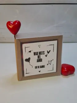 Wax Melts de corazón rojos con aromas a elegir