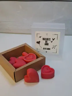 Wax Melts de corazón rojos con aromas a elegir